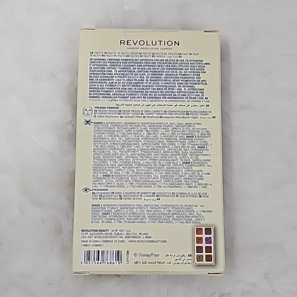 Revolution Disney Pixar Monter's University Randall Boggs EyeShadow Patette Scar